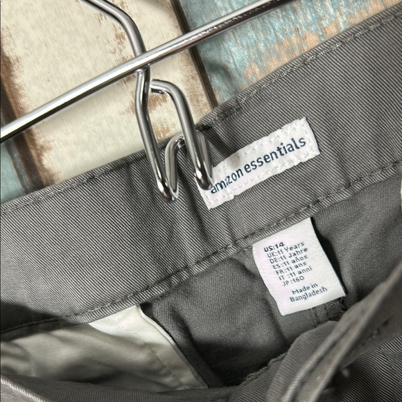 Boys 14  Gray trouser Shorts - Picture 6 of 11